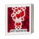 Cutie Decor Licheni Model Inimi Rosu Dl097 4