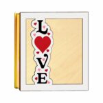 Cutie Decorare Cu Licheni Model Love Bl025
