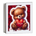 Cutie Decorativa Licheni Model Urs Rosu Dl101