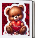 Cutie Decorativa Licheni Model Urs Rosu Dl101 3