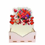Cutie Lemn Aranjamente Lemn Inima Cauv042 3