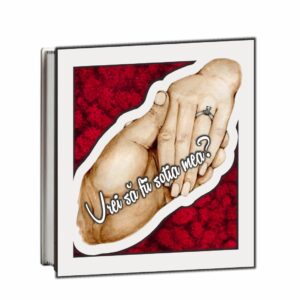 Cutie Licheni Cerere Sotie Rosu Dl098