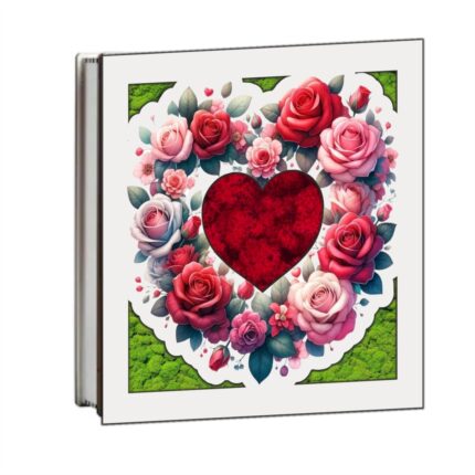 Cutie Licheni Decor Model Inima Dl094