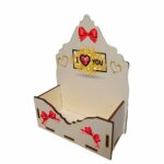 Cutie Pentru Flori Lemn Te Iubesc Inimi Cauv013 4