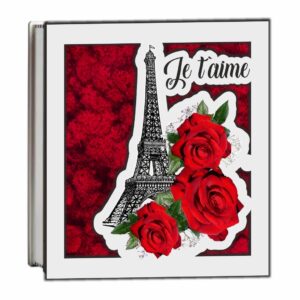 Cutie Pentru Licheni Turnul Eiffel Rosu Dl099