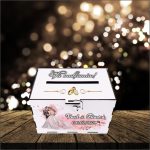 Cutie Dar Miri , Personalizata, Roz, Lemn, 30x20x20 cm, CDNUV012 - imagine 3