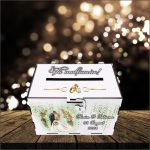 Cutie Dar Miri , Personalizata, Verde, Lemn, 30x20x20 cm, CDNUV016 - imagine 3