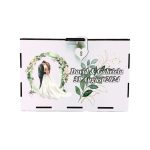 Cutie Dar Miri , Personalizata, Verde, Lemn, 30x20x20 cm, CDNUV018 - imagine 4