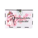 Cutie Dar Miri , Personalizata, Roz, Lemn, 30x20x20 cm, CDNUV020 - imagine 4