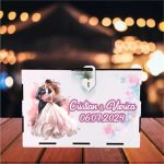 Cutie Dar Miri , Personalizata, Lemn, 30x20x20 cm, CDNUV022 - imagine 5