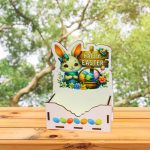 Cutie Aranjamente Florale, Lemn, Paste, CAPUV005 - imagine 4