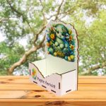 Cutie Aranjamente Florale, Lemn, Paste, CAPUV007 - imagine 4