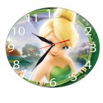 Ceas Disney cu Tinker Bell, Lemn, 40 cm, CSDUV003 - imagine 4