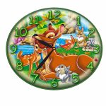 Ceas Disney, Bambi, Lemn, 40 cm, CSDUV005 - imagine 4