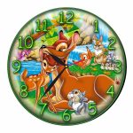 Ceas Disney, Bambi, Lemn, 40 cm, CSDUV005 - imagine 5