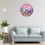 Ceas Disney, Alice in Confetaria Minunilor, Lemn, CSDUV009 - imagine 2