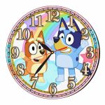 Ceas Disney, Bluey, Lemn, 40 cm, CSDUV016 - imagine 5