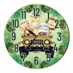 Ceas Disney, Safari, Lemn, 40 cm, CSDUV028 - imagine 5