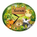 Ceas Disney, Safari, Lemn, 40 cm, CSDUV030 - imagine 4