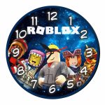 Ceas Disney, Roblox, Lemn, 40 cm, CSDUV038 - imagine 5