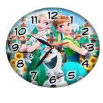Ceas Disney, Frozen, Olaf, Lemn, 40 cm, CSDUV044 - imagine 4