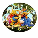 Ceas Disney, Winnie The Pooh, Lemn, 40 cm, CSDUV058 - imagine 4
