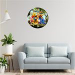 Ceas Disney, Winnie The Pooh, Lemn, 40 cm, CSDUV058 - imagine 2