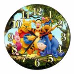 Ceas Disney, Winnie The Pooh, Lemn, 40 cm, CSDUV058 - imagine 5