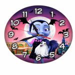 Ceas Disney, Vampirina, Lemn, 40 cm, CSDUV078 - imagine 4