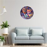 Ceas Disney, Super Pisicutele, Super Kitties, Lemn, CSDUV086 - imagine 2