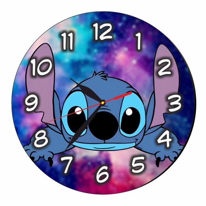 Ceas Disney, Lilo & Stitch, Lemn, 40 cm, CSDUV087 - imagine 1