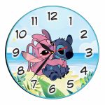 Ceas Disney, Lilo & Stitch, Lemn, 40 cm, CSDUV091 - imagine 5