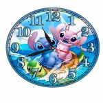 Ceas Disney, Lilo & Stitch, Lemn, 40 cm, CSDUV092 - imagine 4