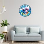 Ceas Disney, Lilo & Stitch, Lemn, 40 cm, CSDUV092 - imagine 2