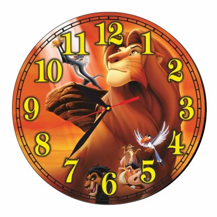 Ceas Disney, Regele Leu, Lion King, Lemn, 40 cm, CSDUV093