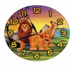 Ceas Disney, Regele Leu, Lion King, Lemn, 40 cm, CSDUV096 - imagine 4