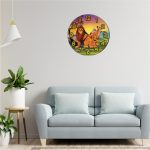 Ceas Disney, Regele Leu, Lion King, Lemn, 40 cm, CSDUV096 - imagine 2