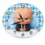 Ceas Disney, Baby Boss, Lemn, 40 cm, CSDUV098 - imagine 4
