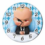 Ceas Disney, Baby Boss, Lemn, 40 cm, CSDUV098 - imagine 5