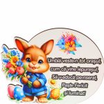 Baza pentru licheni, Paste, Lemn, 18×15 cm, DCPUV001 - imagine 4