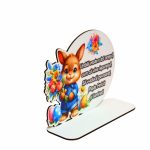 Baza pentru licheni, Paste, Lemn, 18×15 cm, DCPUV001 - imagine 2