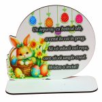 Baza pentru licheni, Paste, Lemn, 16,5×15 cm, DCPUV003