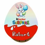 Cutie cadou de Paste Ou Kinder Surprise, Personalizata, Lemn, Multicolor, OKPUV007 - imagine 4
