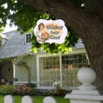 Pancarta Bine Ati Venit la casa Miresei, Nunta, Portocaliu, 40x31cm, PBUV001 - imagine 2