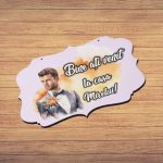 Pancarta Bine Ati Venit la casa Mirelui, Nunta, Portocaliu, 40x31cm, PBUV002 - imagine 5