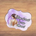 Pancarta Bine Ati Venit la casa Miresei, Nunta, Mov, 40x31cm, PBUV007 - imagine 5