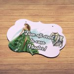 Pancarta Bine Ati Venit la casa Nasilor, Nunta, Verde, 40x31cm, PBUV012 - imagine 5