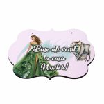 Pancarta Bine Ati Venit la casa Nasilor, Nunta, Verde, 40x31cm, PBUV012 - imagine 3