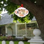 Pancarta Bine Ati Venit, Personalizata, Nunta, Portocaliu, 40x31cm, PBUV026 - imagine 2