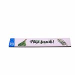 Set 2 Placute Numar Masina, Nasi, Verde, Nunta, Lemn, 52x11cm, PMNUV010 - imagine 3